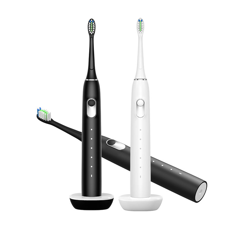 Escova de dentes elétrica sônica recarregável inteligente e inteligente